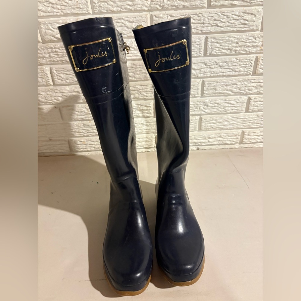 Joules Women's Dark Blue Rain Boots(READ DESCRIPTION)